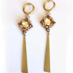 Boucle d'oreille Gabrielle - Pièce unique - Celhenne bijoux