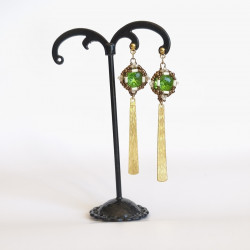 Boucle d'oreille Gabrielle - Pièce unique - Celhenne bijoux