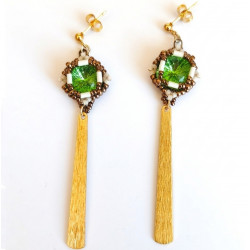 Boucle d'oreille Gabrielle - Pièce unique - Celhenne bijoux