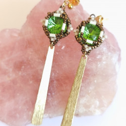 Boucle d'oreille Gabrielle - Pièce unique - Celhenne bijoux