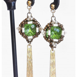 Boucle d'oreille Gabrielle - Pièce unique - Celhenne bijoux