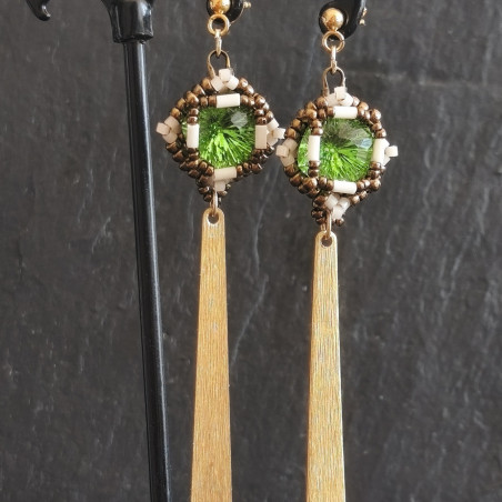 Boucle d'oreille Gabrielle - Pièce unique - Celhenne bijoux