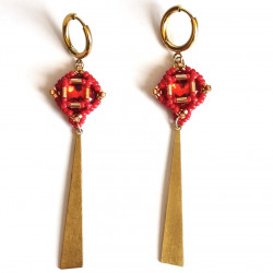 Boucle d'oreille Gabrielle - Pièce unique - Celhenne bijoux