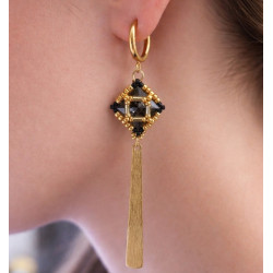 Boucle d'oreille Gabrielle - Pièce unique - Celhenne bijoux