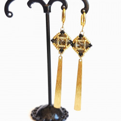 Boucle d'oreille Gabrielle - Pièce unique - Celhenne bijoux