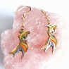 Boucles d'oreilles Carpe Koi