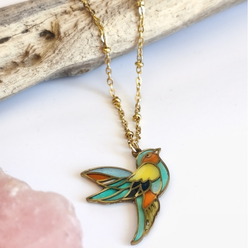 Collier Moineau - Modèle unique - Celhenne bijoux
