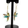 Boucles d'oreilles Moineau - Pièce unique - Celhenne bijoux