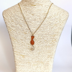 Collier mini chat - Celhenne bijoux - Pièce unique