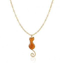 Collier mini chat - Celhenne bijoux - Pièce unique