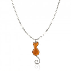 Collier mini chat - Celhenne bijoux - Modèle unique