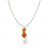 Collier mini chat - Celhenne bijoux - Modèle unique