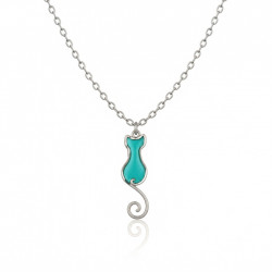 Collier mini chat - Celhenne bijoux - modèle unique
