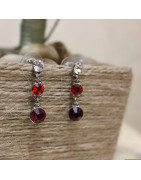 Boucles d'oreilles en perles